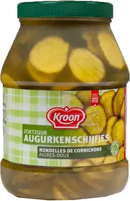 Image de Kroon - Tranches de cornichons - 2400 ml