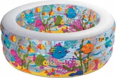 Produktbild von Aufblasbarer Kinder-Gartenpool Fisch 156 x 52 cm