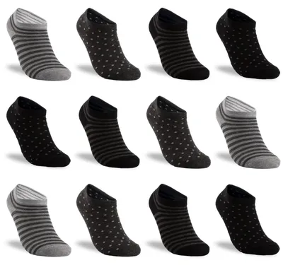 Produktbild von TEXEMP Damen Sneaker Socken 6 - 18 Paar Kinder Baumwolle Freizeit Sport | B196 - 35-38 - 6er Pack