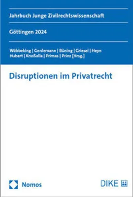 Immagine prodotto di Disruptionen im Privatrecht