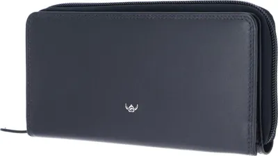 Imagen del producto de Golden Head Cuero monedero Polo RFID Protect RV-Damenbörse 2803 Marineblau azul marino