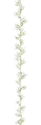 Produktbild von artplants.de Deko Blumen Girlande Schleierkraut LORBI, weiß, 185cm - Kunstgirlande
