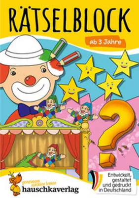 Produktbild von Rätselblock ab 3 Jahre - Band 1