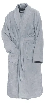 Productafbeelding van LINNICK Pure Badjas Velours - denim - S