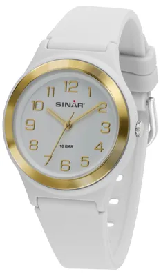Produktbild von Sinar XB-48-0 Uhr Mädchen Kinderuhr Silikon weiß