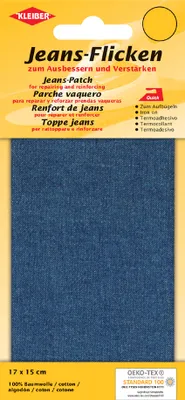 Zdjęcie produktu dla KLEIBER naprasowanki do jeansów 170 x 150 mm średni niebieski