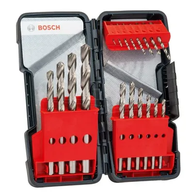 Image de Bosch Bosch 18 pièces foret hélicoïdal HSS PointTeQ, 1-10 mm, Tough Box - 2608577350