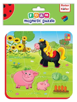 Immagine prodotto di Gra magnetyczna Koń i Świnki dla dzieci