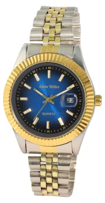 Produktbild von Herren-Armbanduhr mit Metallgehäuse und Mineralglas