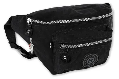 Obrázek produktu pro Taška Street Nylonová taška Dámská pánská taška Fanny Pack Black 27x10x16 OTJ506S