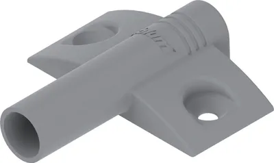 Produktbild von BLUM BLUMOTION Kreuzadapterplatte, Schrauben, Kunststoff platingrau RAL 7036