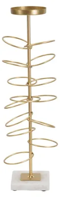 Immagine prodotto di Mauro Ferretti Portacandele Rings, 14x13x46 cm
