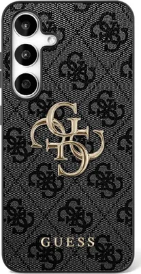 Produktbild von GUESS Tasche passend für SAMSUNG S25 FE GUHCS25FE4GMGGR (Kunstleder 4G Metall Logo) schwarz
