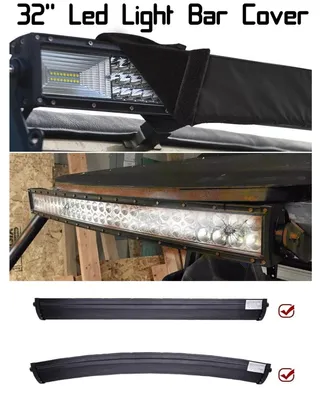Zdjęcie produktu dla Uniwersalny pokrowiec ochronny do listwy LED 81 cm (32 cale), czarny
