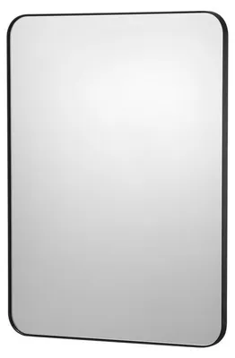 Produktbild von Rechteckiger Wandspiegel – 76 x 56 cm – Aluminiumrahmen