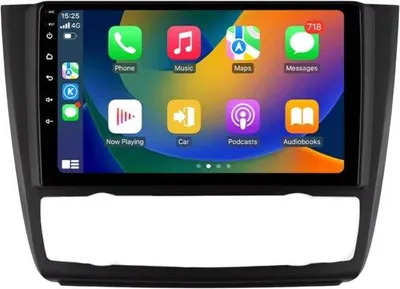 Produktbild von Autoradio mit Bluetooth und CarPlay für BMW 1er (E81/E82/E87/E88) (2004–2011) – Kompatibel mit Apple und Android – Stereoanlage – Navigationssystem – 2 GB RAM, 32 GB interner Speicher