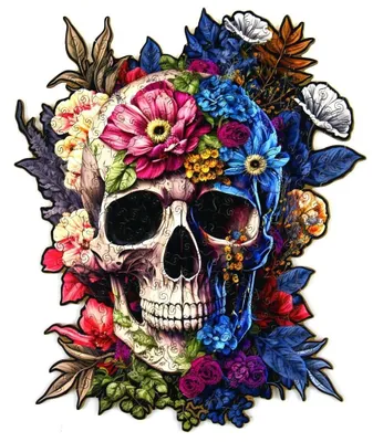 Immagine prodotto di Wooden Puzzle - Skull – Lingua: Inglese