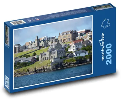 Obrázek produktu pro Puzzle 2000 Pobřežní město na útesu - martinpuzzle