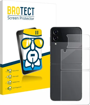 Produktbild von BROTECT Schutzglas für Samsung Galaxy Z Flip 4 (Rückseite) Schutzfolie Panzer Folie Glas Display Schutz klar