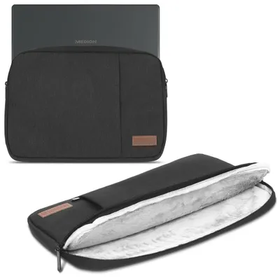 Produktbild von Sleeve Tasche für Medion Akoya E2292 E2291 Hülle Schutzhülle Cover Notebook CaseNotebook Sleeve Farbe:Schwarz