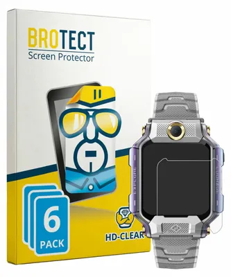 Produktbild von 6x Für Imoo Smartwatch X10 1.6" Schutzfolie BROTECT Displayschutz Display Schutz Folie Klar Transparent