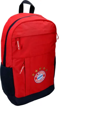 Produktbild von FC Bayern München Rucksack – 18 L Volumen, Rot | Offizieller Fanartikel mit Vereinslogo
