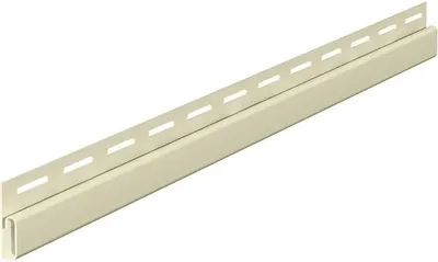 Obrázek produktu pro VILO J-profilová koncová lišta SV-14 – pro plastové panely – odolná proti povětrnostním vlivům – 1 kus – 3,05 m – slonová kost