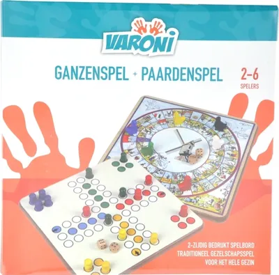 Immagine prodotto di Gioco del cavallo e dell'oca bifronte - in legno