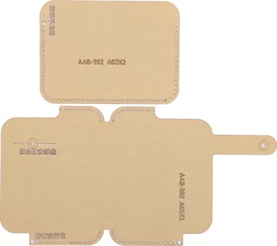 Produktbild von 2 Stücke Klar Acryl Vorlage Kartenpaket Transparent Handgefertigtes Handwerk DIY Leder Werkzeug AAB-392
