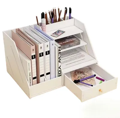 Schreibtisch-Organizer 4+2 mit Schubladen, A4, groß