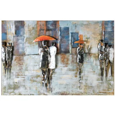 Produktbild von Casablanca by Gilde Sonstige Bilder  Rainy Day, Handarbeit H. 80 cm,38499