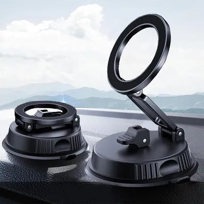 Produktbild von Magnetischer Handyhalter für das Auto - 360-Grad-Drehung - Schwarz