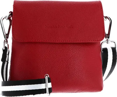 Image de bruno banani Cuir sac à épaule sac à épaule bandoulière Crossbody Bag Red rouge