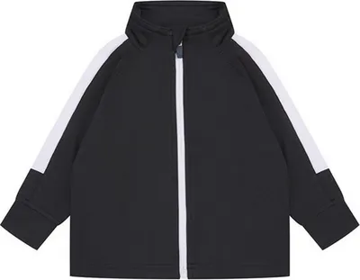 Image de Larkwood - Veste de survêtement pour bébé RW8735 (92) (Noir/Blanc)