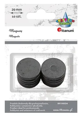 Produktbild von Magnete 20 mm 10 Stück Titan