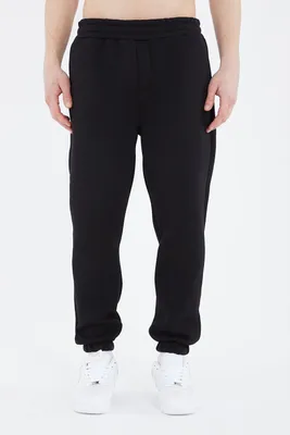 Obrázek produktu pro Bavlněné tepláky Basic Oversize Fit (XL) Black