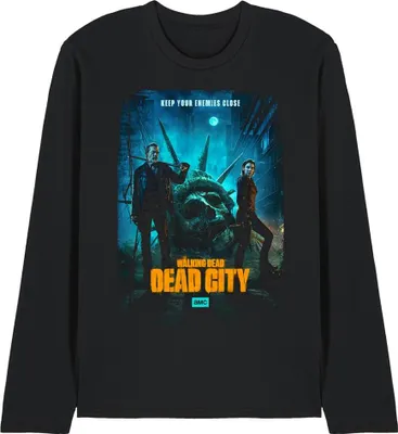 Produktbild von The Walking Dead - "Dead City" T-Shirt für Herren/Damen Uni, Langärmlig TV31359 (XL) (Schwarz)