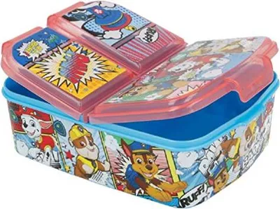 Produktbild von Paw Patrol Kinder Premium Brotdose Lunchbox Frühstücks-Box Vesper-Dose mit 3 Fächern