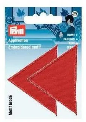 Produktbild von Prym Applikation Dreiecke groß rot