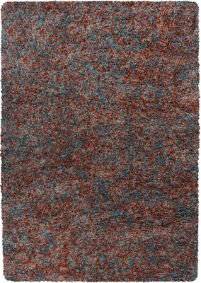 Produktbild von Hochflor Teppich Enrico rechteckig, Farbe: Terrakotta, Größe:140x200 cm