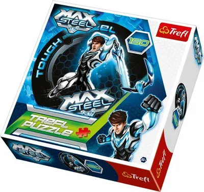 Produktbild von Rundes Puzzle Trefl - Max Steel, 150 Teile
