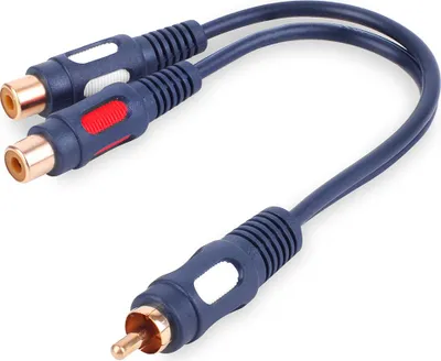 Image de Adaptateur RCA mâle - 2x RCA femelles VITALCO (A3)