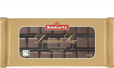 Produktbild von Kinkartz Aachener Dominosteine doppelt gefüllt mit Zartbitter 250g