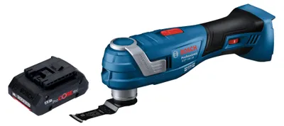 Obrázek produktu pro Akumulátorová multifunkční řezačka Bosch GOP 18V-34 Professional 18 V Starlock Plus + 1x akumulátor ProCORE 4,0 Ah – bez nabíječky