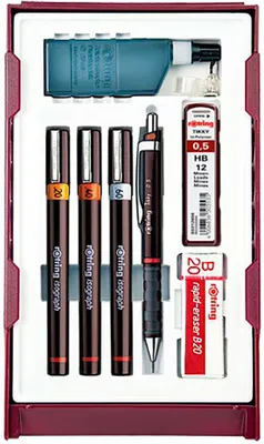 Image de ROTRING isograph College Set - 3er Satz   0,2 / 0,4 / 0,6