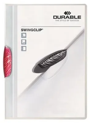 Obrázok produktu pre Durable Swingclip, Purpurová, Polypropylén (PP), 30 listy, A4