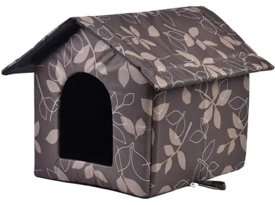 Produktbild von Katzenhaus Outdoor Winterfest Faltbar Wasserdicht Größe S mit Kissen