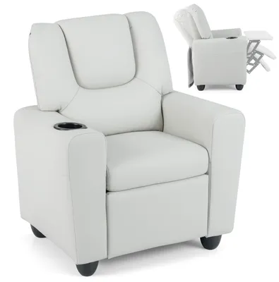 Productafbeelding van FANTASK kinderfauteuil, relaxfauteuil met relaxfunctie, verstelbare rugleuning &