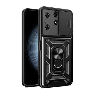 Image de Hybrid armor Camshield Hülle für Tecno Spark 10 - Schwarz KP28598