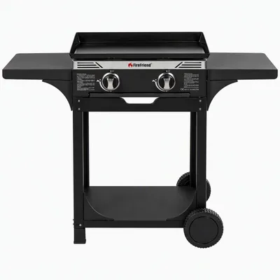 Productafbeelding van Firefriend BQ-6348F Gasbakplaat met trolley, AI-gegenereerde afbeelding
